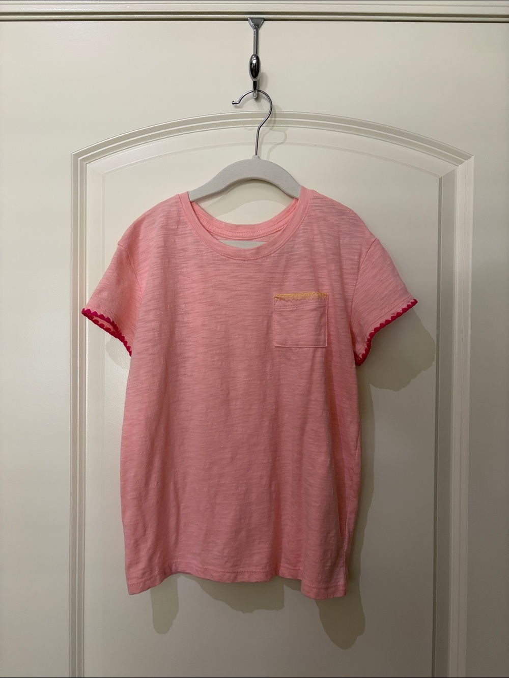 YOUTH Kids Pink Short-Sleeve Pocket Tee